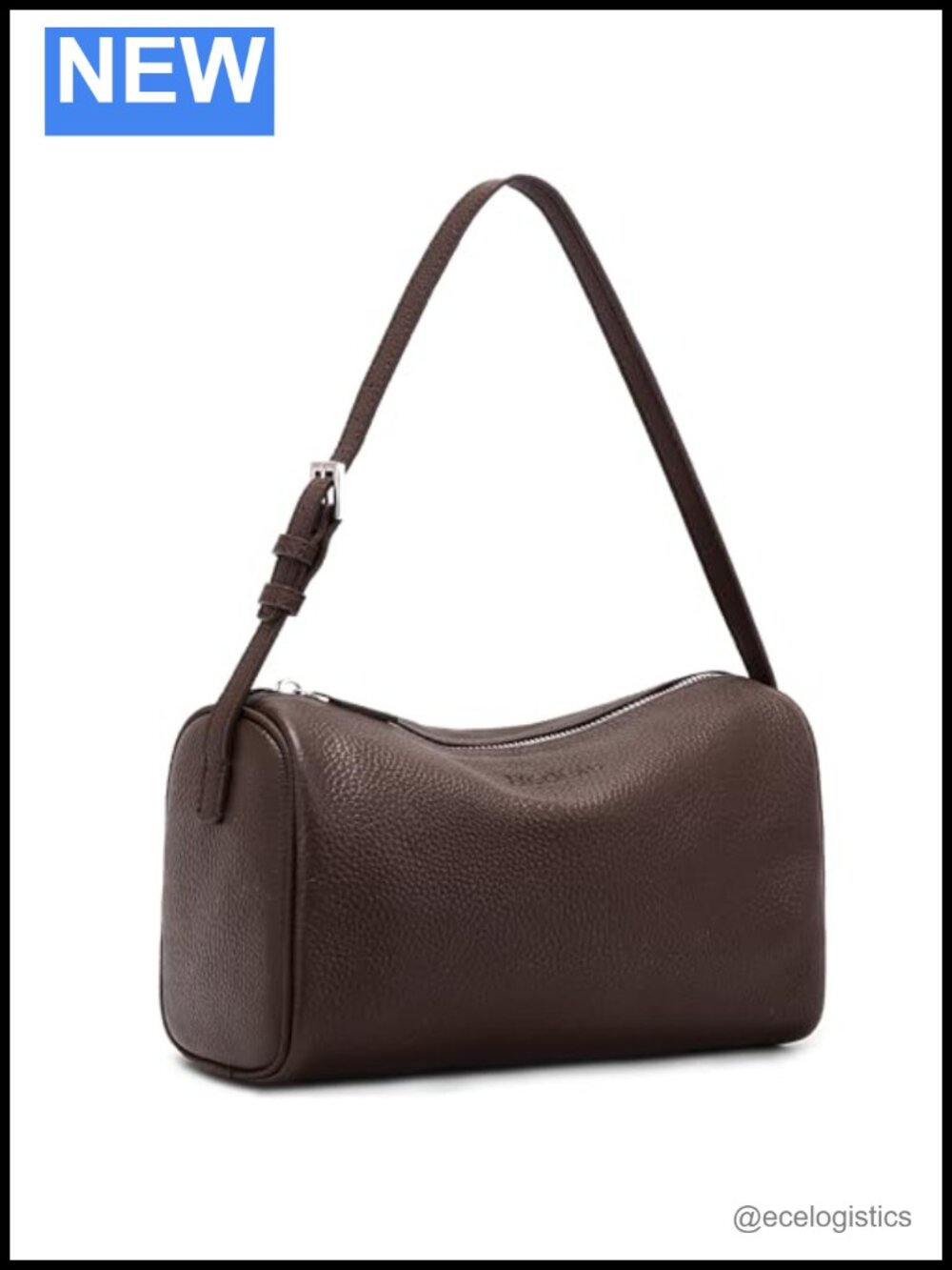 Genuine Leather Small Shoulder Purse for Women - Crossbody Hobo Bag Mini Barrel